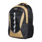 Aqsa ALB60 Stylish Laptop Bag (Khakee and Black)
